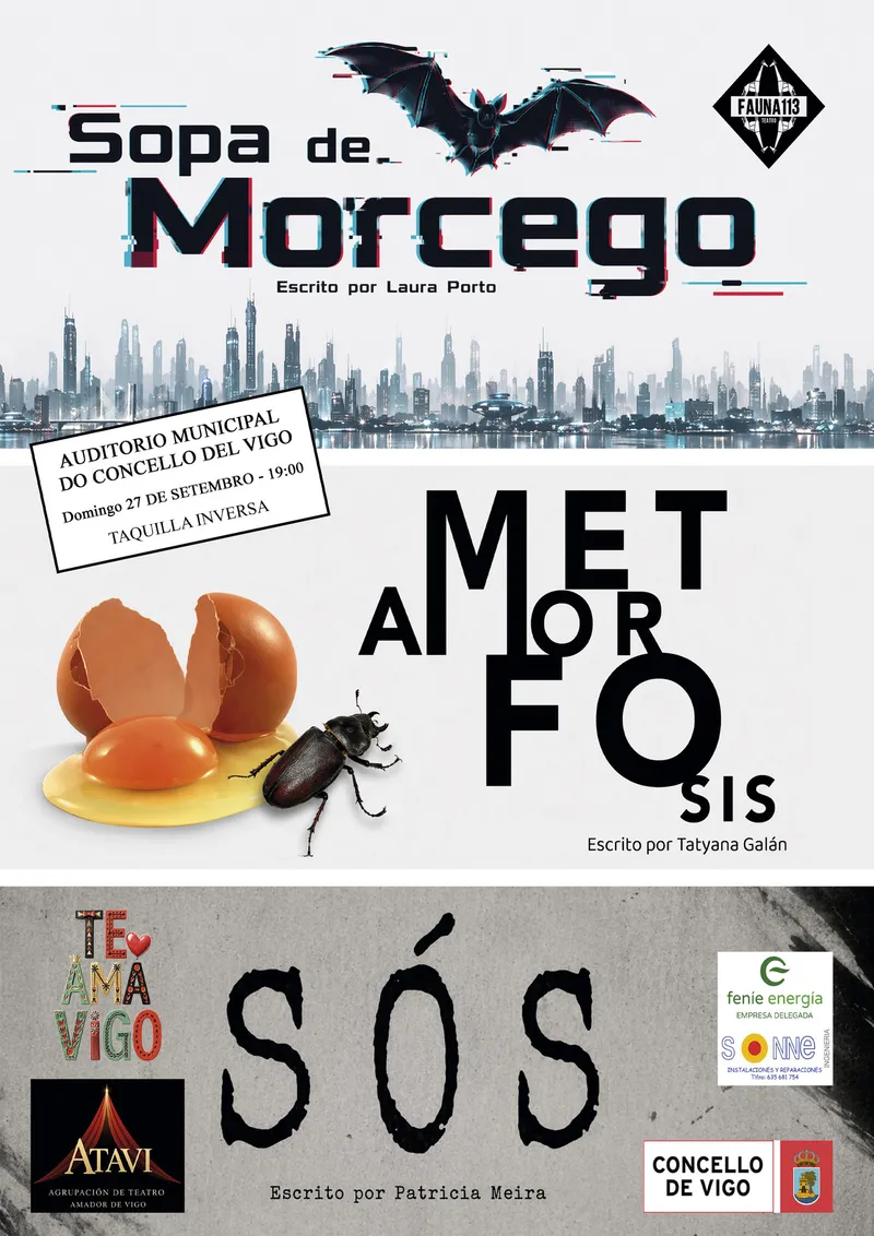Vigo celebra la II Mostra de Teatro Amador con la obra 'SOPA DE MORCEGO'