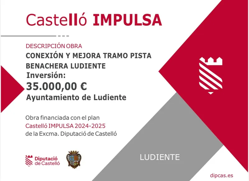 Finaliza la mejora de la pista Benachera-Ludiente, clave para la prevención de incendios
