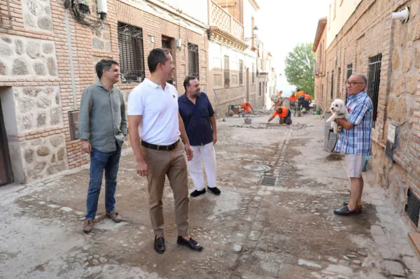Toledo repara el pavimento del Casco Histórico con medios propios