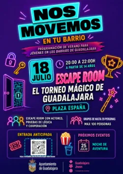 Guadalajara organiza una Escape Room para jóvenes este sábado
