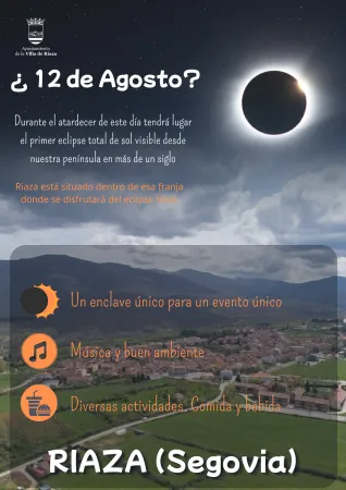 Riaza se prepara para el eclipse total de sol de 2026 con actividades especiales