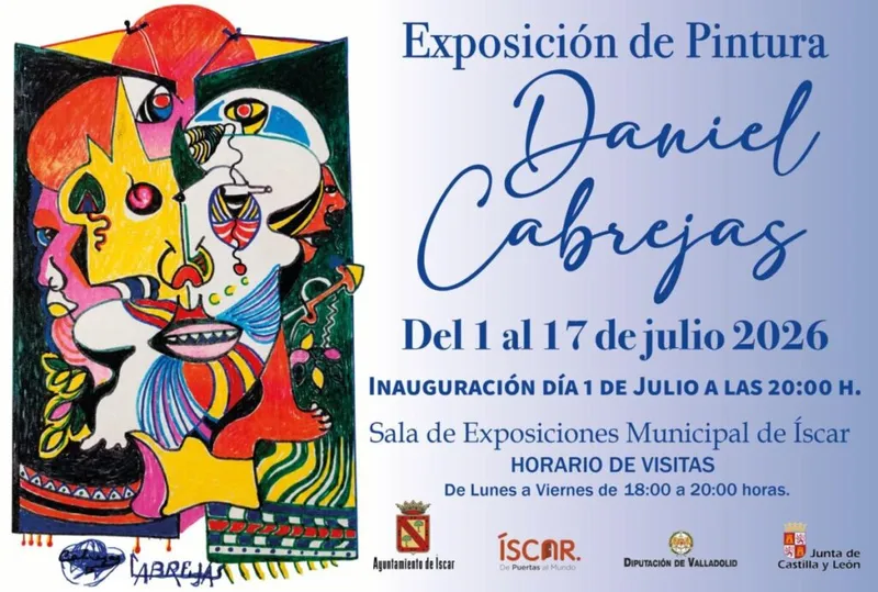 Daniel Cabrejas expone su obra pictórica en Íscar del 1 al 17 de julio