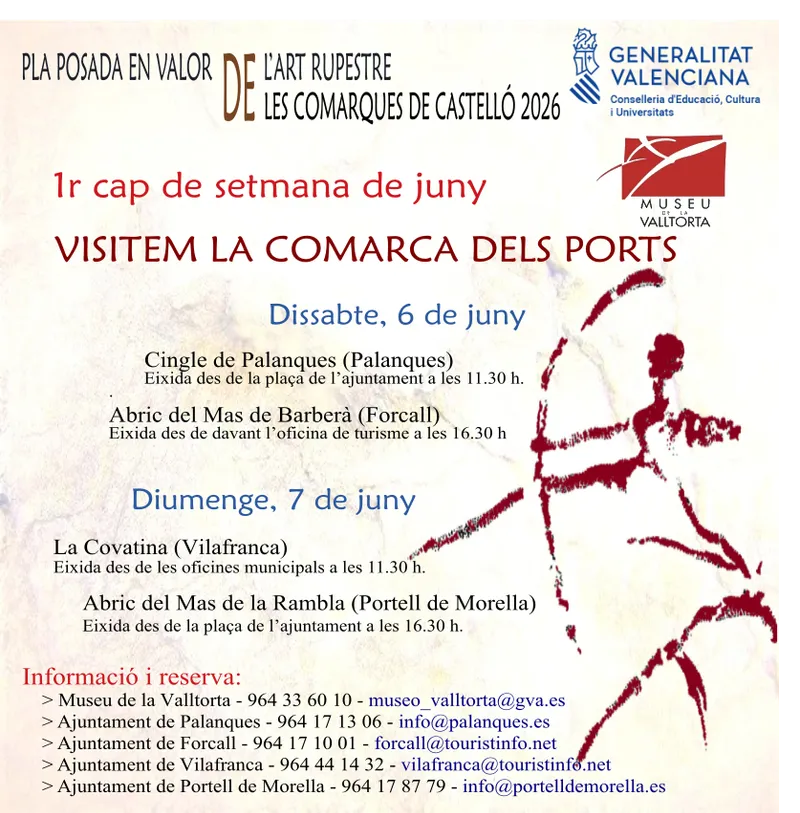 Visita guiada a las pinturas rupestres del Mas de Barberà en Sant Mateu