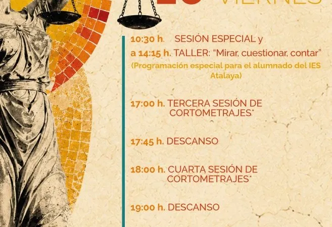 Atalaya Fest proyecta tres sesiones de cortometrajes de justicia social este viernes