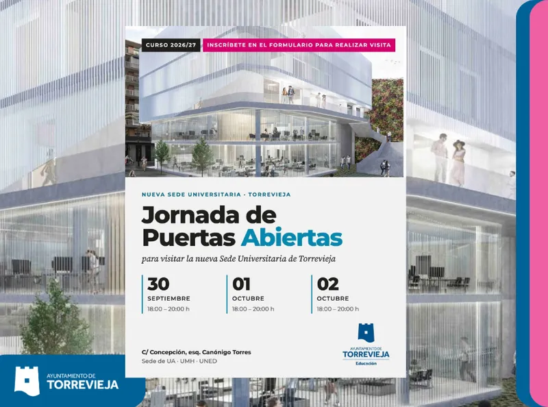 Torrevieja abre las puertas de su nueva Sede Universitaria con jornadas de acceso libre