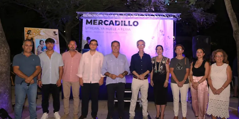 El mercadillo 'Utrera, ya huele a Feria' triunfa en su primera edición