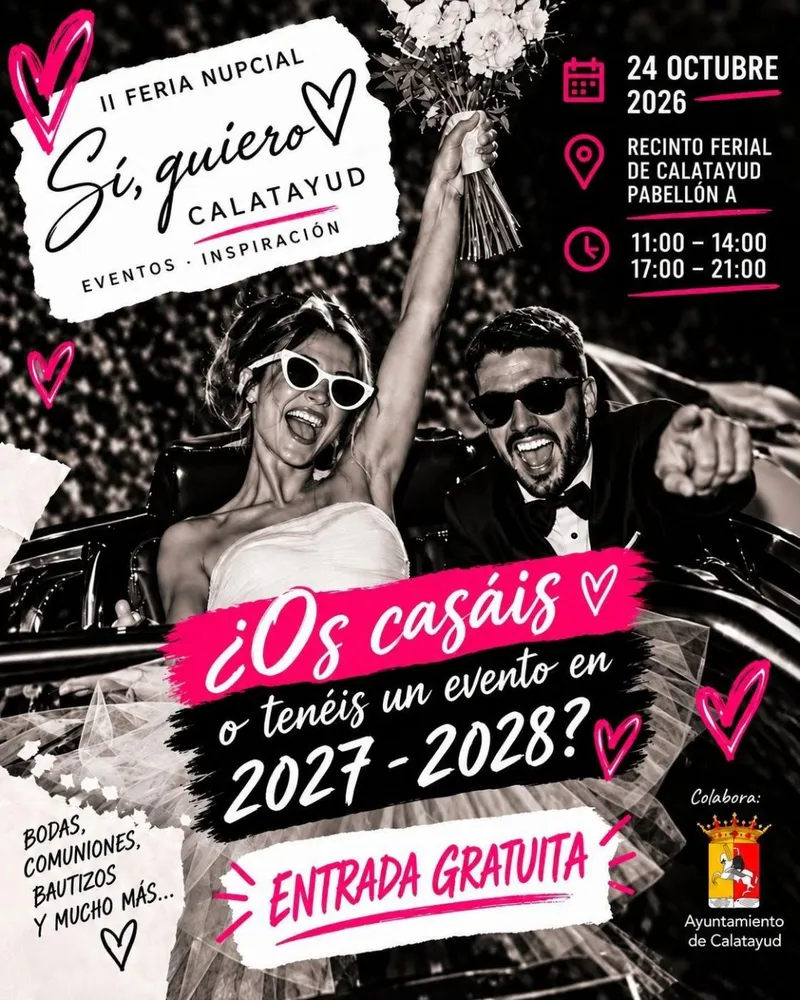 Calatayud acoge la feria 'Si Quiero' para eventos familiares y bodas