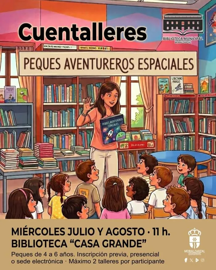 Moralzarzal celebra los Cuentalleres de Verano para niños en la Biblioteca