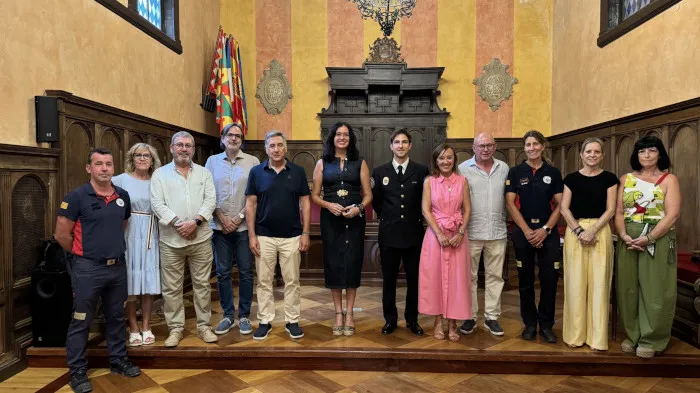 Ignacio Farjas se consolida como inspector jefe de Bomberos de Huesca
