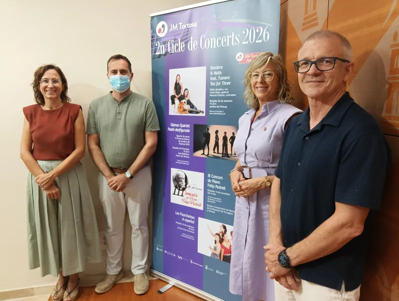 Tortosa inicia su ciclo cultural de otoño con un concierto de jazz y el III Concurs de Piano Felip Pedrell