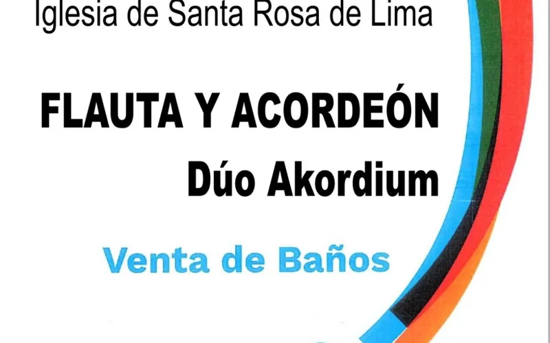 El Dúo Akordium actuará en la Iglesia de Santa Rosa de Lima el próximo lunes