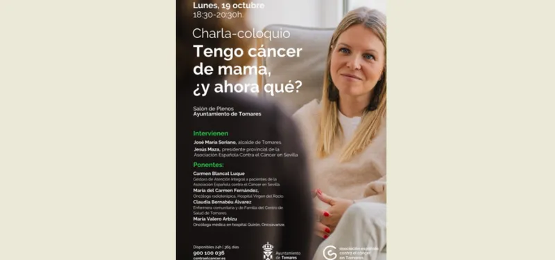 Tomares conmemora el Día Mundial contra el Cáncer de Mama con una charla informativa