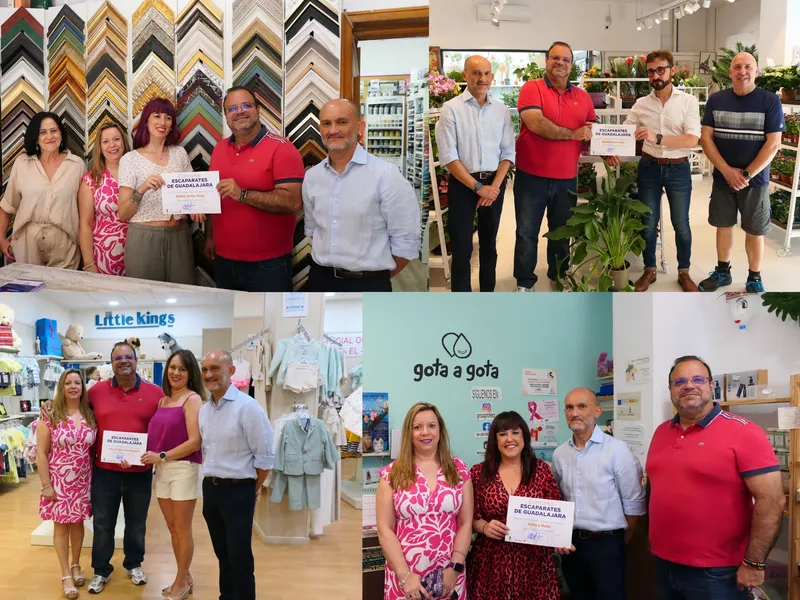Guadalajara premia la creatividad en su Concurso de Escaparates de Primavera