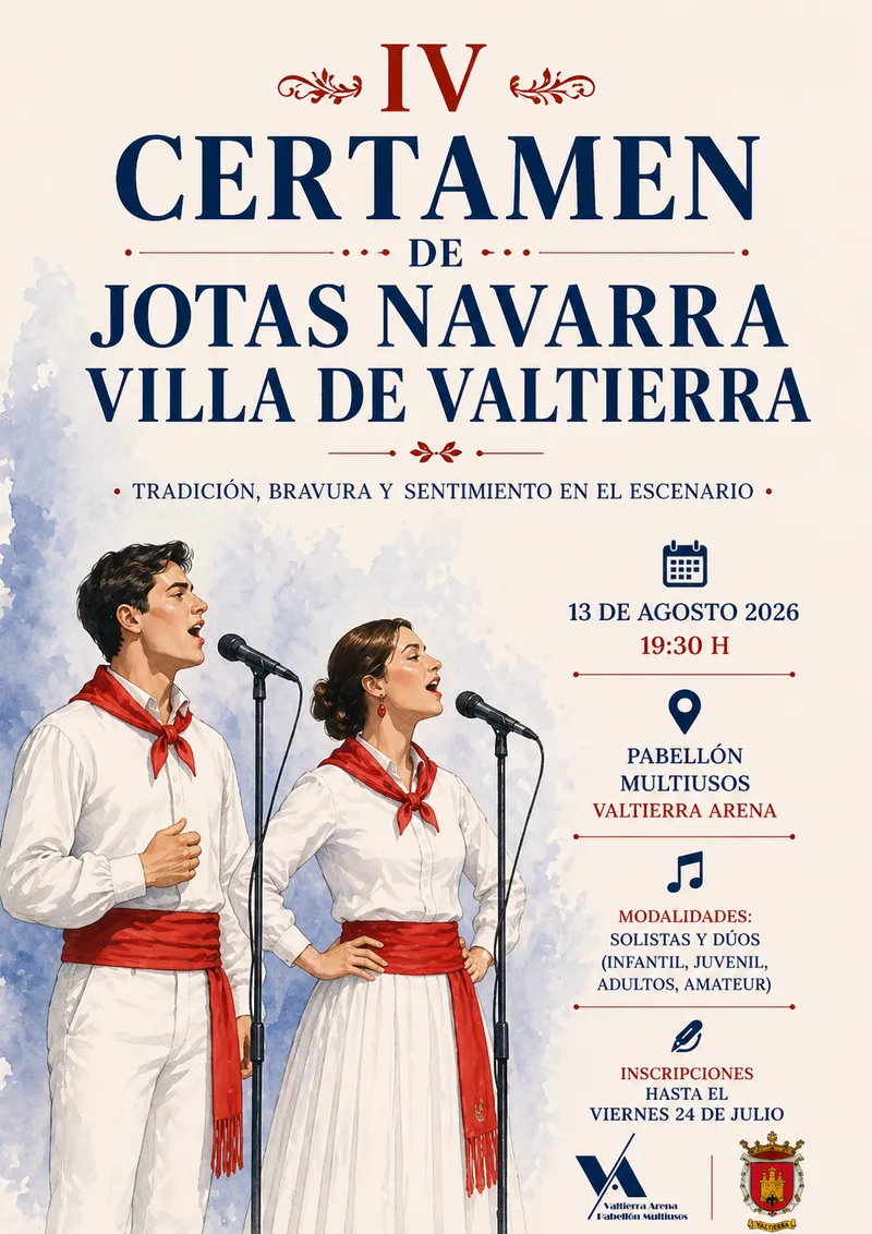 El IV Certamen de Jotas 'Villa de Valtierra' premia la tradición navarra