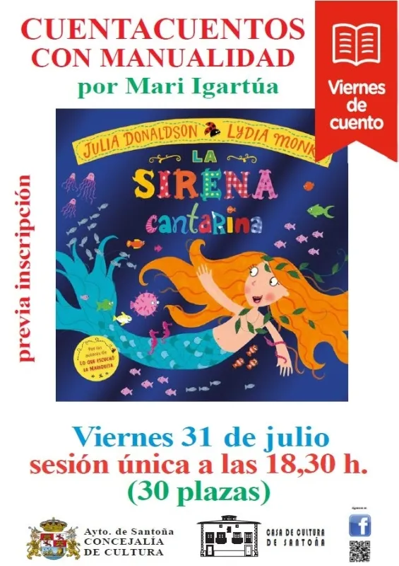 Santoña celebra un cuentacuentos infantil sobre la libertad y la amistad