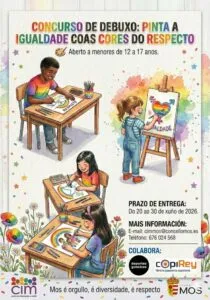 Mos lanza concurso de debuxo para fomentar a igualdade e o respecto entre a mocidade