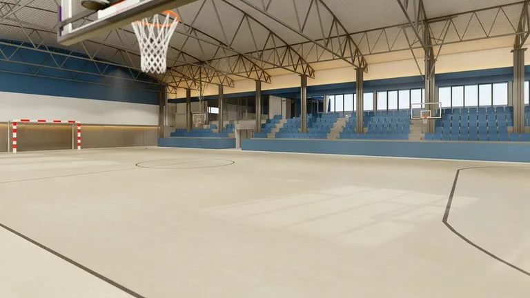 Castelldefels transforma la pista de Can Roca en un pabellón cubierto y polivalente