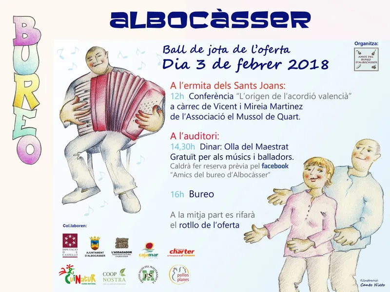 Albocàsser celebra el 'Ball de jota de l'Oferta' con conferencias y gastronomía