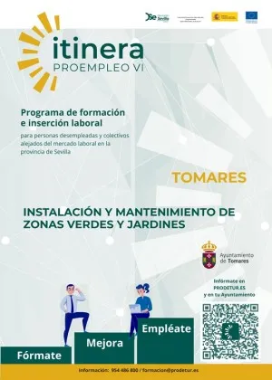 Tomares lanza un curso de jardinería con prácticas y beca para desempleados