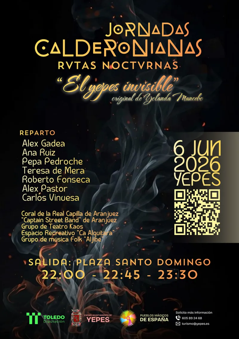 Yepes celebra rutas nocturnas con actores y música en vivo
