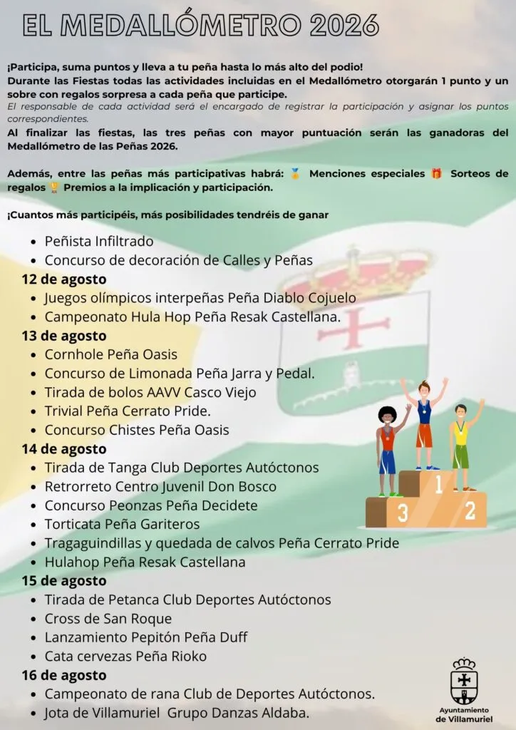 Villamuriel de Cerrato celebra sus Fiestas de la Virgen y San Roque 2026 con un extenso programa de actividades