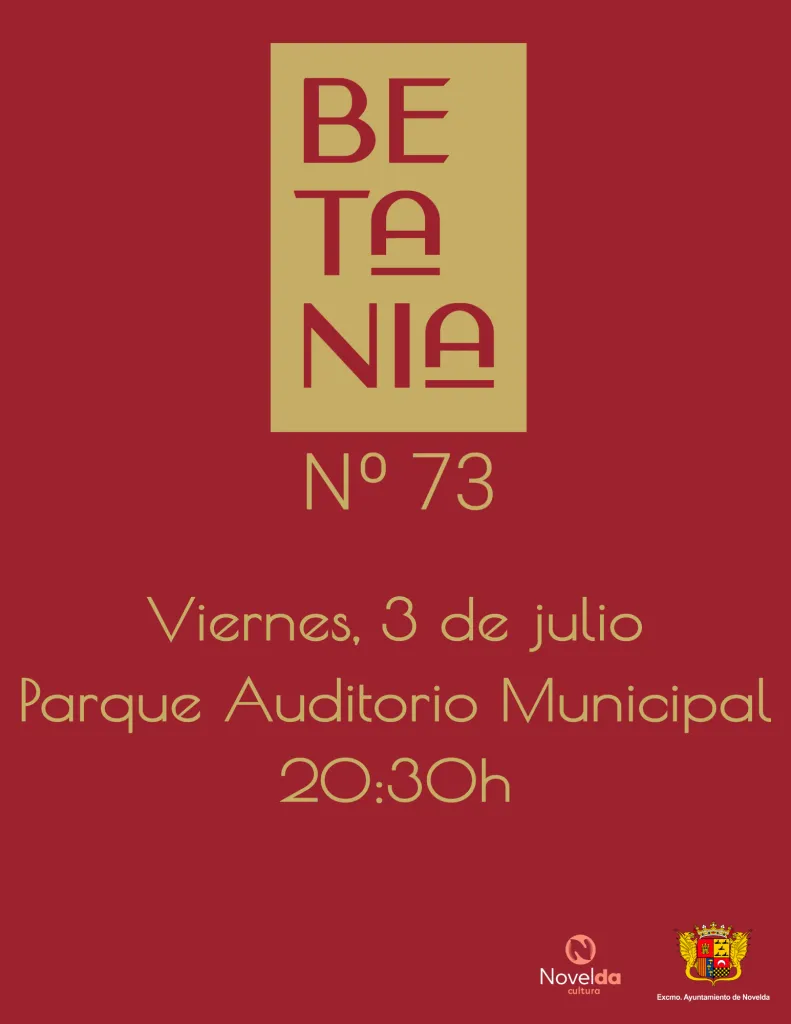 Novelda presenta la revista Betania 2026 con actuaciones y un fin solidario