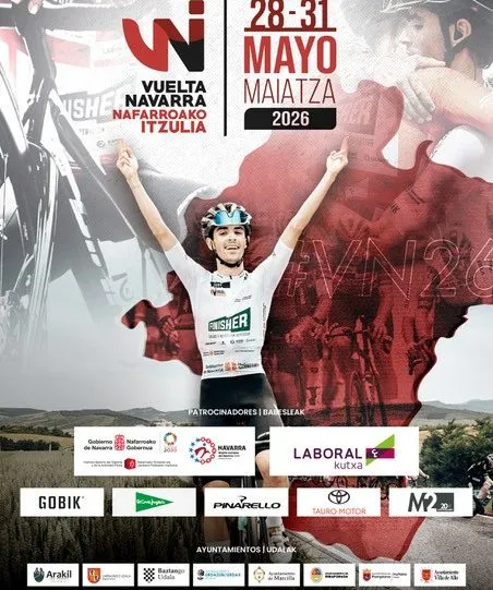 Marcilla acogerá la salida de la Vuelta Navarra de Ciclismo en 2026