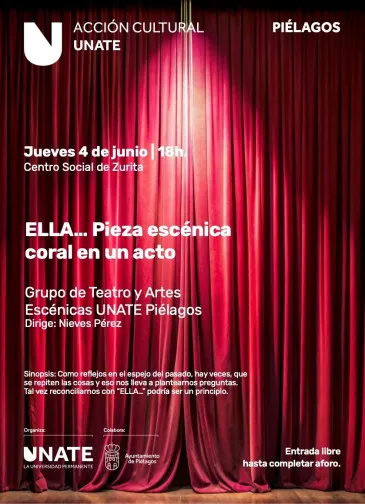 El Laboratorio de Artes Escénicas de UNATE en Piélagos estrena "ELLA..."