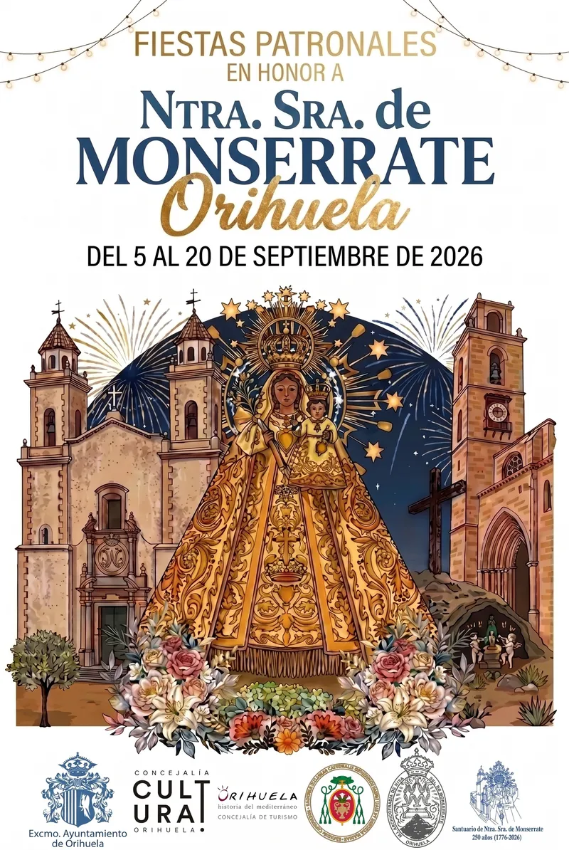 Orihuela celebra las Fiestas de la Virgen de Monserrate con un programa de eventos