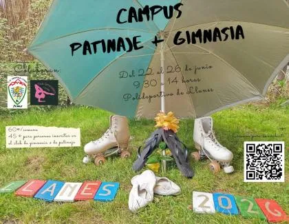 Llanes organiza un campus de patinaje y gimnasia para jóvenes este verano
