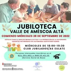 Eulate impulsa el envejecimiento activo con la nueva Jubiloteca Municipal