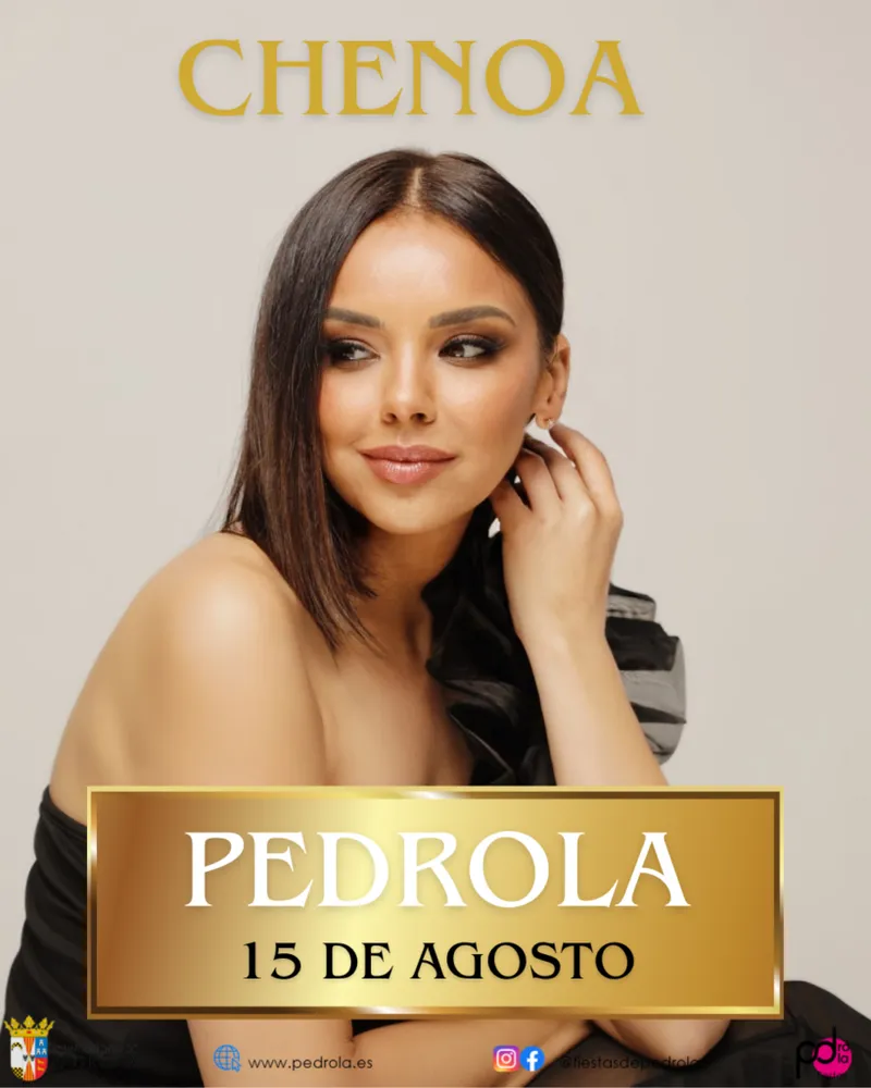 Chenoa actuará en las Fiestas de San Roque 2026 de Pedrola