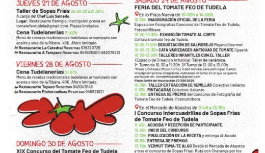 Tudela celebra el Fin de Semana del Tomate Feo en 2026