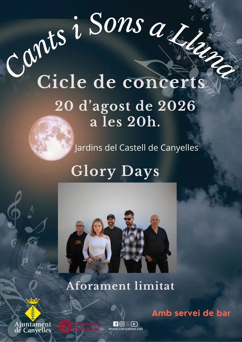 El ciclo 'Cants i Sons a Lluna' de Canyelles presenta Glory Days y Los Chicos Cocodrilo