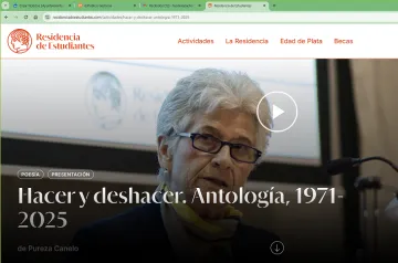 Moraleja presenta la antología poética 'Hacer y deshacer' de Pureza Canelo