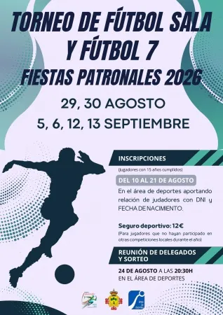 Manzanares organiza torneos de fútbol sala y fútbol 7 para las fiestas patronales