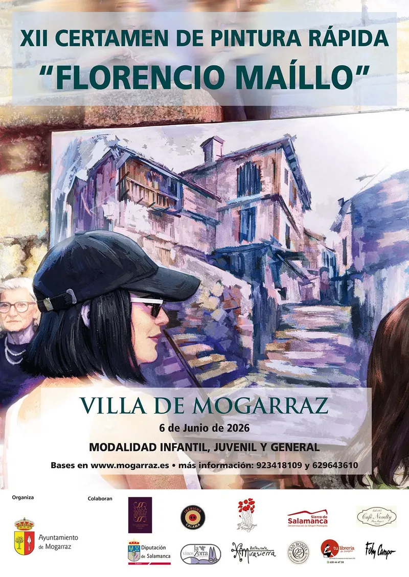 Mogarraz celebra el XII Certamen de Pintura Rápida “Florencio Maíllo”