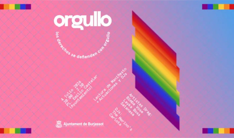 Burjassot celebra el Orgullo LGTBI con una fiesta reivindicativa el 4 de julio