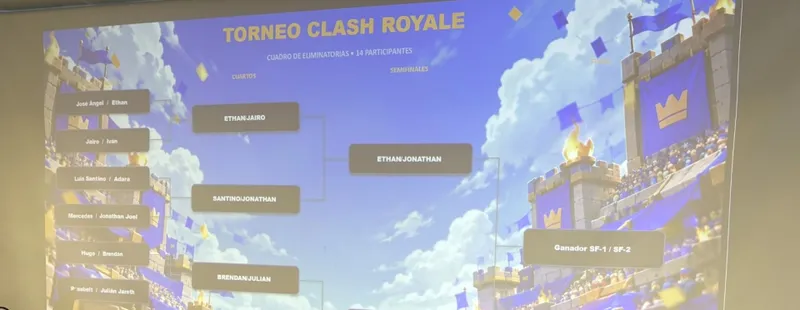 Adeje celebra un torneo de Clash Royale con 15 jóvenes participantes