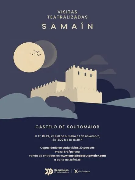La Diputación de Pontevedra agota las entradas para las visitas teatralizadas a sus castillos
