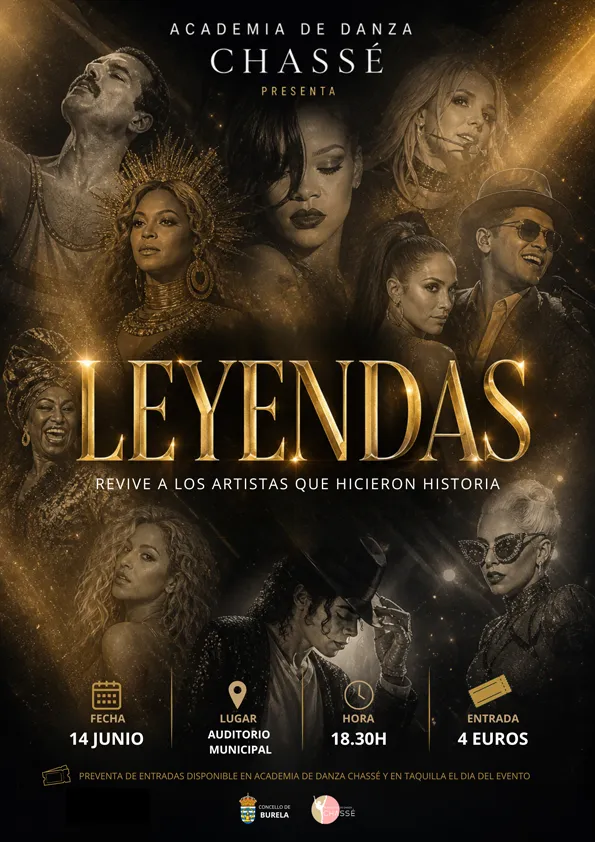 La Academia Chassé de Burela presenta el espectáculo de danza "Leyendas"