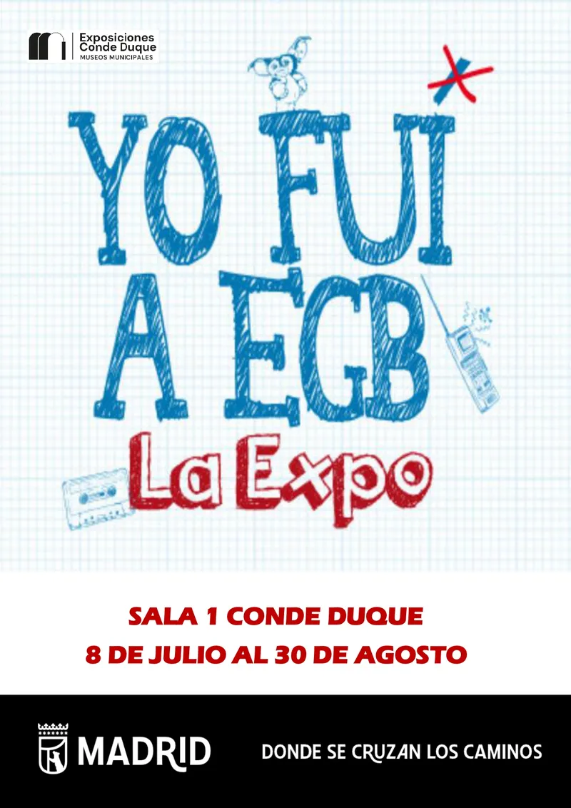 La exposición 'Yo fui a EGB' viaja a la nostalgia de los 70, 80 y 90 en Madrid