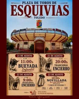 Esquivias anuncia los festejos taurinos de sus Fiestas Patronales 2026
