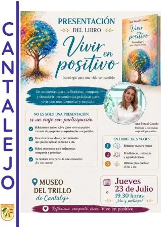 Ana Berzal Casado presenta su libro 'Vivir en positivo' en el Museo del Trillo
