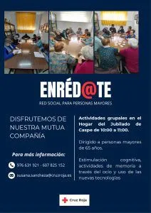 Caspe reactiva el Proyecto Enrédate para combatir la soledad de sus mayores