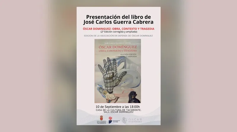 Presentación de libro sobre el pintor Óscar Domínguez en la Casa de la Cultura