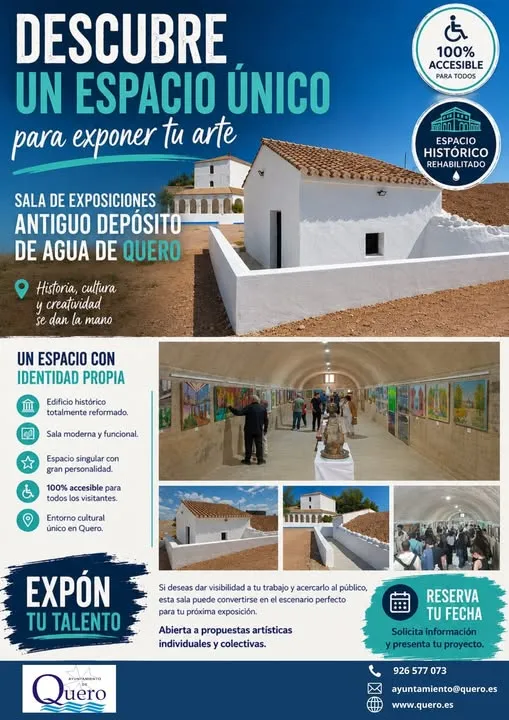 El Antiguo Depósito de Agua de Quero se transforma en sala de exposiciones para artistas