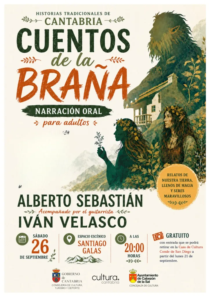 Cabezón de la Sal celebra 'Cuentos de la braña' con narración oral y música