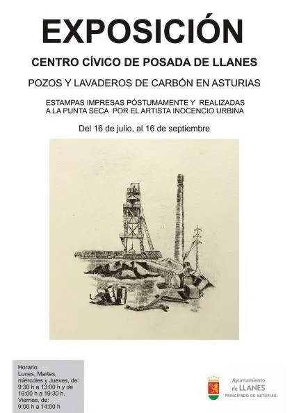 Exposición 'Pozos y lavaderos de carbón en Asturias' llega a Posada de Llanes