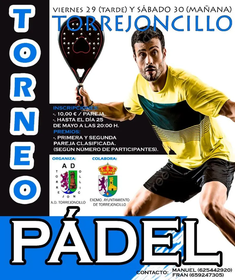 Torrejoncillo celebra la I Convivencia Deportiva con un torneo de pádel